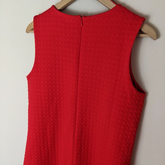 CYNTHIA ROWLEY Bright Red Cocktail Dress Size Medium - Picture 4 of 8